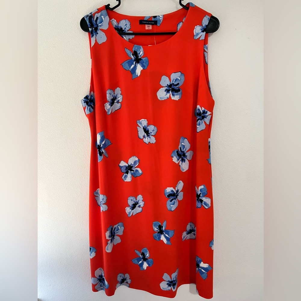 NWT Tommy Hilfiger Orange Swing Dress